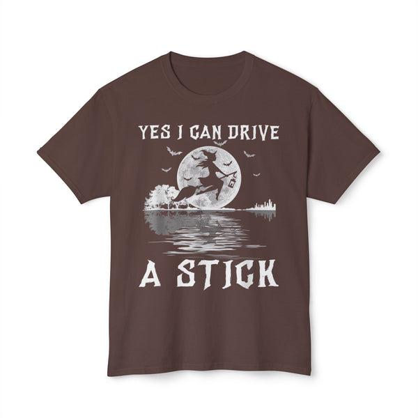 Witchy T-shirt - Yes, I Can Drive a Stick