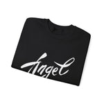 Angel Wings on the Back Sweatshirt, Top with Front 'Angel' Design, Religious Gift for Men and Women, Guardian Angel Apparel, Spiritual