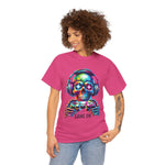 Game On Skull Tee for Gamers, Unisex Heavy Cotton T-Shirt, Gaming Apparel, Gift for Gamers, Halloween Shirt, Casual Wear