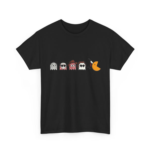 Retro Gaming Unisex Tee, Pac-Man Ghosts Graphic T-Shirt, Gamer Gift, Vintage Style, Fun Casual Wear, Nostalgic Apparel