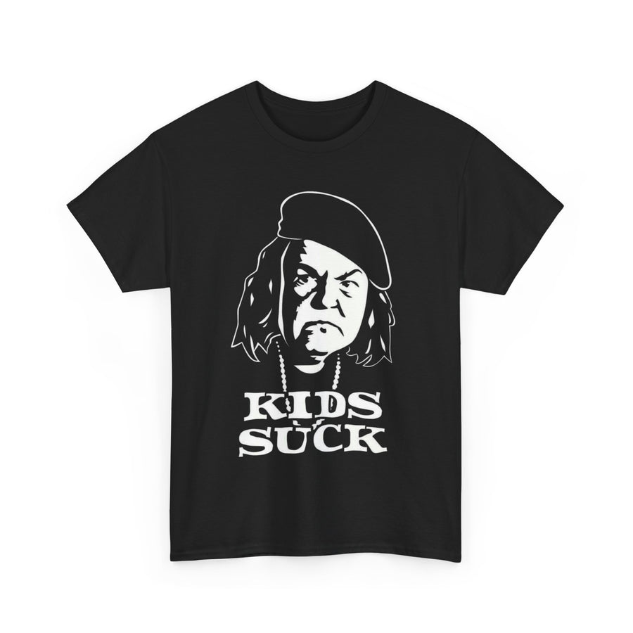 Kids Suck Graphic Tee, Funny Unisex Tee, Casual Wear, Gifts for Parents, Birthday Gift, Humor Shirt, Black Cotton Tee