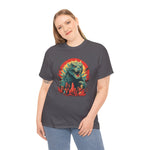 Godzilla Inspired Japanese Style T-shirt, Cute Graphic Tee, Unisex Cotton Top, Kaiju Lover Gift, Asian Pop Culture Shirt