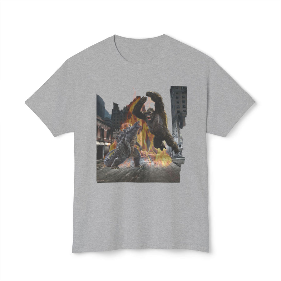 T-Shirt, King Kong and Godzilla inspired japanese style creatures, Godzilla vs King Kong, Asian style Tee, Movie lover gift