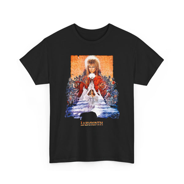 Labyrinth Movie Unisex Tee, Goblin King Graphic T-Shirt, Retro 80s Film Top, Maze Tee, Cult Classic Movie Shirt
