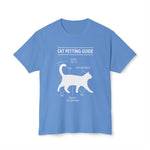 Cat Petting Guide T-Shirt, Cute Cat Lover Tee, Funny Cat Owner Shirt, Cat Mom