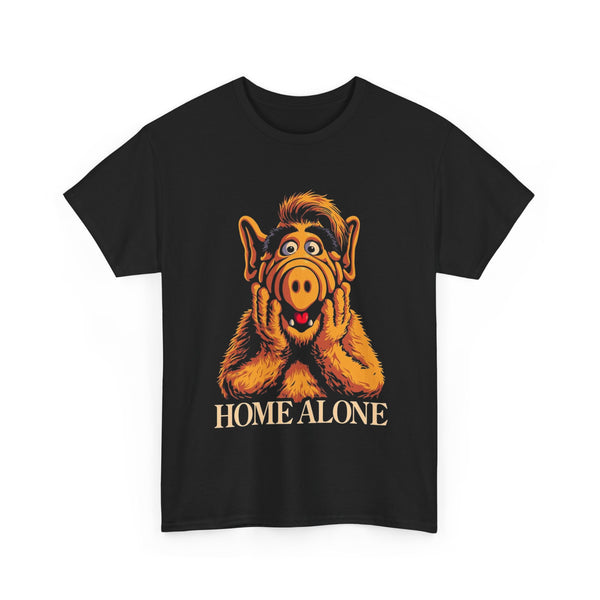 Cute Home Alone Alf Unisex Tee, Funny Graphic Tshirt, Movie Lover Gift, Retro Film Shirt, Vintage Style Top
