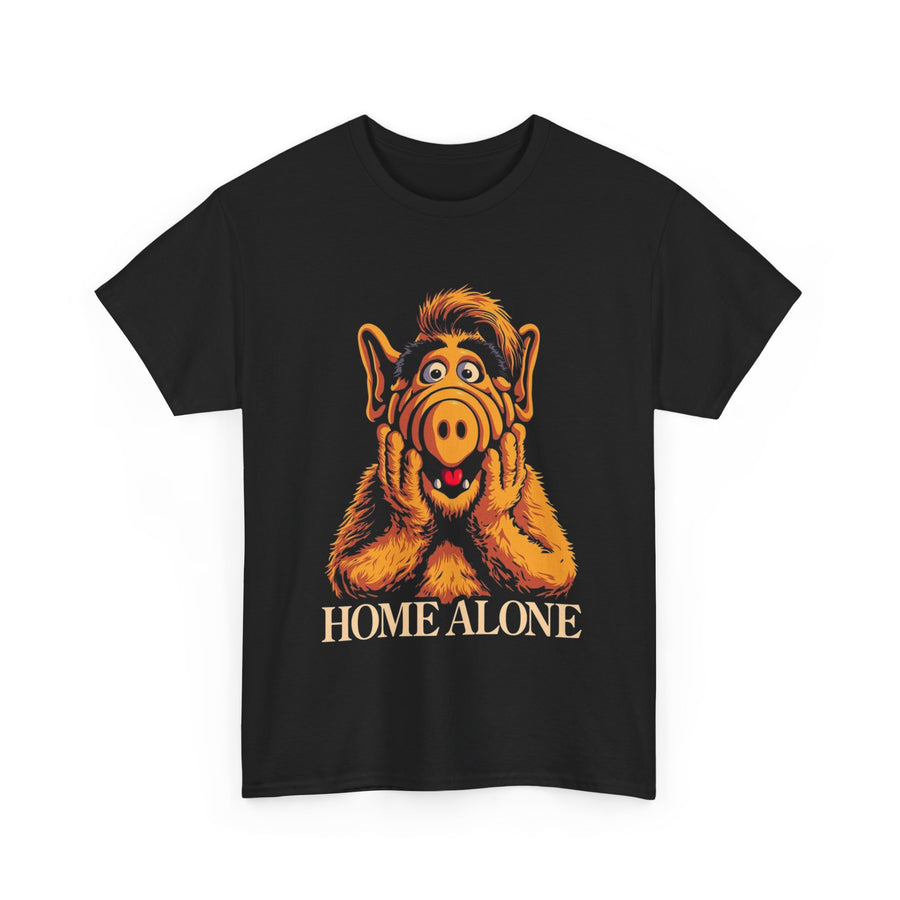 Cute Home Alone Alf Unisex Tee, Funny Graphic Tshirt, Movie Lover Gift, Retro Film Shirt, Vintage Style Top