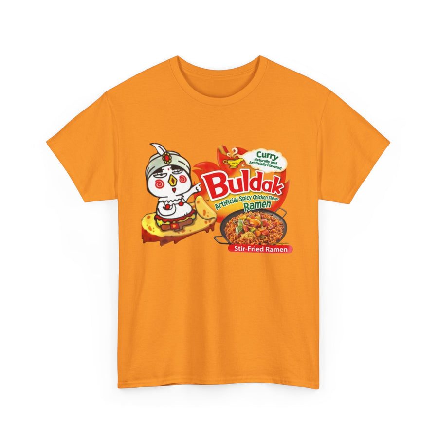 Buldak Spicy Curry Ramen T-Shirt, Ramen Lover Gift, Foodie Tee, Japanese Noodle Shirt, Food Lover Gift, Unisex Tee