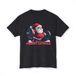Christmas Liftmas Santa T-Shirt