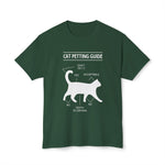 Cat Petting Guide T-Shirt, Cute Cat Lover Tee, Funny Cat Owner Shirt, Cat Mom