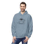 Cat Lover Soft Fleece Hoodie, Cute Animal Graphic Sweatshirt, Pet Owner Gift,
