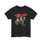 ZZ Top Unisex Heavy Cotton Tee, Rock Band Shirt, Music Lover Gift, Graphic Tee, Vintage Tee, Concert Merch