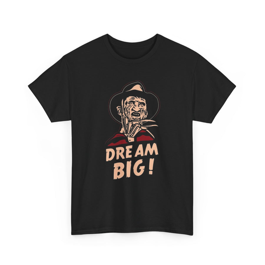 Horror Movie Fan Unisex Tee, Nightmare on Elm Street Shirt, Freddy Krueger Dream Big, Halloween Graphic Tee, Scary Movie Lover Gift