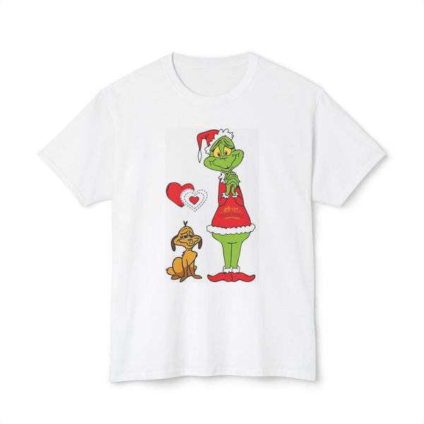 Christmas Grinch with Max and Growing Heart T-shirt