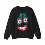 Quirky Monster Eyes Sweatshirt, Fun Graphic To[, Casual Wear, Gift for Friends, Halloween Shirt, Graphic Sweatshirt