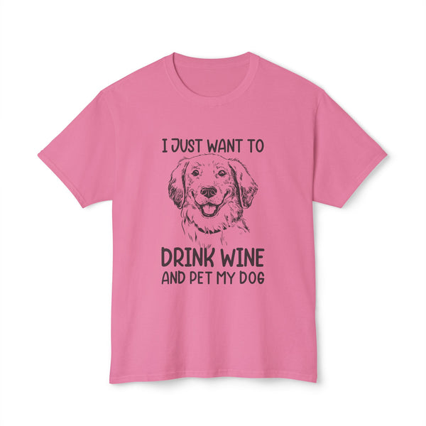 Wine and Dog Lover T-shirt