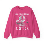 Witch Crewneck Sweatshirt - Yes I Can Drive a Stick