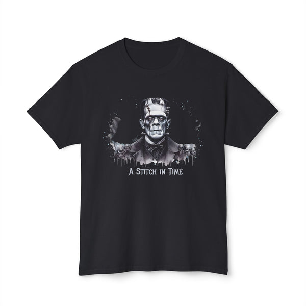 Frankenstein Inspired T-shirt, Vampire Halloween Tee, Gothic Graphic Shirt, Spooky Unisex Top, Alternative Fashion Apparel