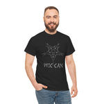 Wiccan Pentagram Black T-Shirt, Pagan Clothing, Occult Tee, Witchcraft Shirt, Gothic Fashion