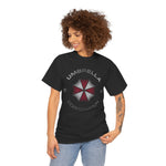 Umbrella Corporation Unisex Cotton Tee, Resident Evil Black T-Shirt, Zombie Apocalypse Shirt, Biohazard Tee, Gamer Gift Idea