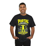 Portal Alien Invasion T-Shirt | Sci-Fi Alien Portal Graphic Tee