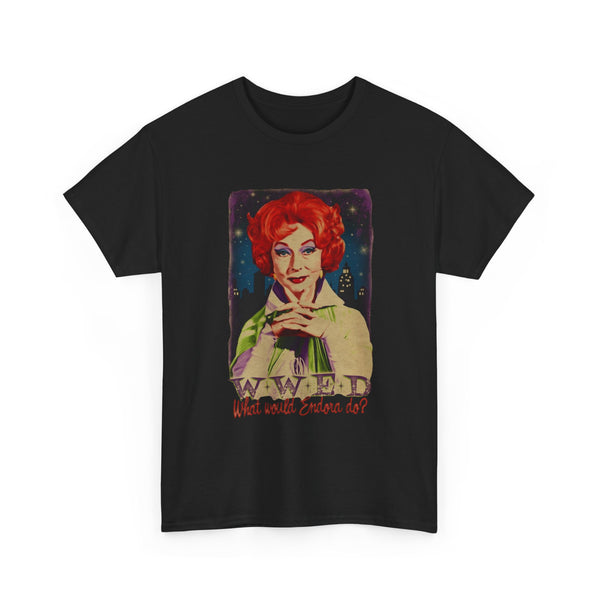Vintage Bewitched Endora Unisex Tee Shirt, Retro TV Show Fan Apparel, What Would Endora Do Shirt, 60s Witch Fan Gift, Heavy Cotton T-Shirt