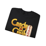 Candy Crush Front and Back Design Sweatshirt, Colorful Jumper, Fun Pullover, Sweet Treat Apparel, Cozy Top