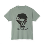 She's Alive! Inspired by Bride of Frankenstein T-shirt, Halloween Monster Shirt, Goth Tee, Horror Movie Fan Gift, Spooky Movie Shirt