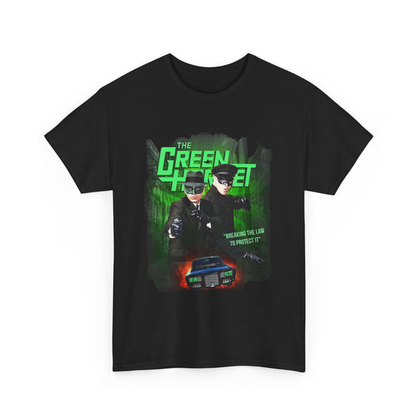 Vintage Green Hornet Unisex Heavy Cotton Tee, Classic TV Series Shirt, Retro Graphic T-Shirt, Pop Culture Fan Gift, Blackoutfit Costume
