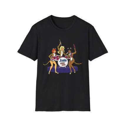 Retro Band T-Shirt, Music Lover Tee, Vintage Cartoon Shirt, Graphic Tee, Comic Book Fan Gift, Josie and the Pussycats Shirt
