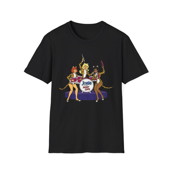 Retro Band T-Shirt, Music Lover Tee, Vintage Cartoon Shirt, Graphic Tee, Comic Book Fan Gift, Josie and the Pussycats Shirt