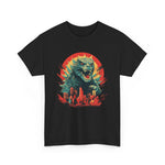 Godzilla Inspired Japanese Style T-shirt, Cute Graphic Tee, Unisex Cotton Top, Kaiju Lover Gift, Asian Pop Culture Shirt