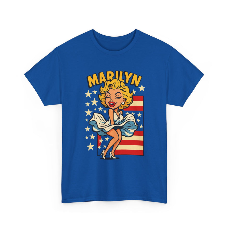 Marilyn Vintage Tee, Retro Style T-Shirt, Americana Shirt, Pop Culture Apparel, Gift for Fans, Unisex Casual Wear
