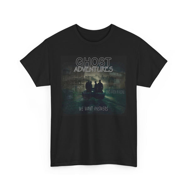 Ghost Adventures Unisex Heavy Cotton Tee - Perfect for Paranormal Fans, Casual Wear, Gift for Ghost Lovers, Halloween Outfit, TV Show