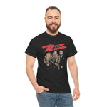 ZZ Top Unisex Heavy Cotton Tee, Rock Band Shirt, Music Lover Gift, Graphic Tee, Vintage Tee, Concert Merch