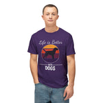 Dog Lover T-shirt - Life is Better with Dogs