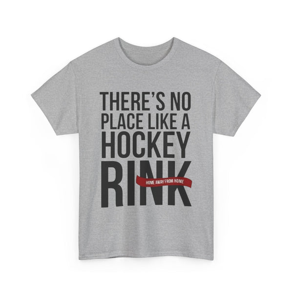 Hockey Rink T-Shirt, Unisex Tee, Great for Hockey Fans, Home Away from Home Design, Sportswear, Gift for Players