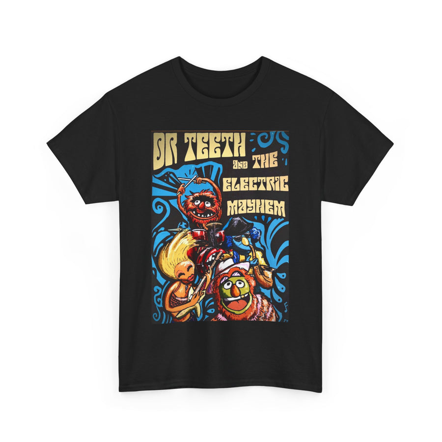 Dr. Teeth and the Electric Mayhem Unisex Tee, Muppets Band Shirt, Music Lover Gift, Retro Graphic Tee, Rock and Roll Shirt