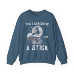 Witch Crewneck Sweatshirt - Yes I Can Drive a Stick