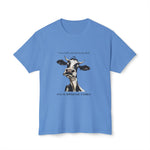 Funny Cow T-Shirt - I May Look Calm But In My Head I Punched You 3 Times