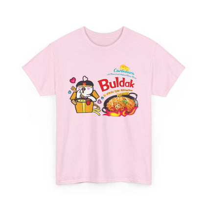 Buldak Ramen T-shirt, Spicy Carbonara Ramen Noodle Shirt, Foodie Tee, Korean Noodle Lovers Gift, Ramen Bowl T-Shirt, Funny Food Shirt