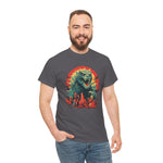 Godzilla Inspired Japanese Style T-shirt, Cute Graphic Tee, Unisex Cotton Top, Kaiju Lover Gift, Asian Pop Culture Shirt