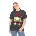 Goodbye Kitty Tee, Edgy Cat Shirt, Unisex Graphic T-Shirt, Alternative Kitty Print Top, Razor Teeth Hello Kitty Tee, Cool Cat Costume