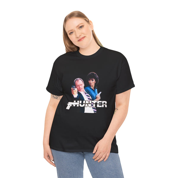 Hunter Retro Detective Show Unisex Tee, Vintage Detective T-Shirt, Sleuth Mystery Shirt, Unisex Cotton Top, Detective TV Series Tee