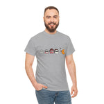 Retro Gaming Unisex Tee, Pac-Man Ghosts Graphic T-Shirt, Gamer Gift, Vintage Style, Fun Casual Wear, Nostalgic Apparel