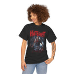Hatchet Horror Movie Unisex Tee, Scary Graphic Shirt, Halloween Costume, Slasher Film Fan Gift, Murder Mystery Apparel