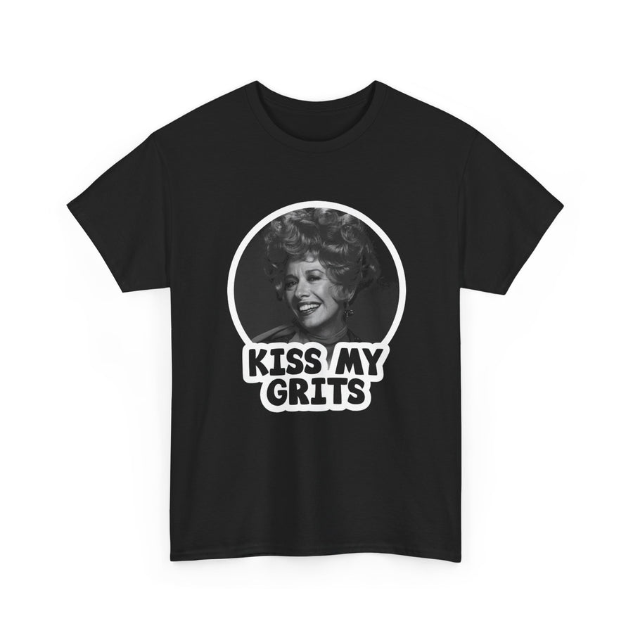 Kiss My Grits Retro T-Shirt, Unisex Tee, Vintage Alice TV Show Apparel, Flo Quote Shirt, Funny Graphic Tee