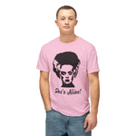 She's Alive! Inspired by Bride of Frankenstein T-shirt, Halloween Monster Shirt, Goth Tee, Horror Movie Fan Gift, Spooky Movie Shirt