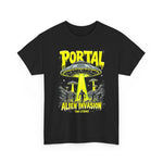 Portal Alien Invasion T-Shirt | Sci-Fi Alien Portal Graphic Tee