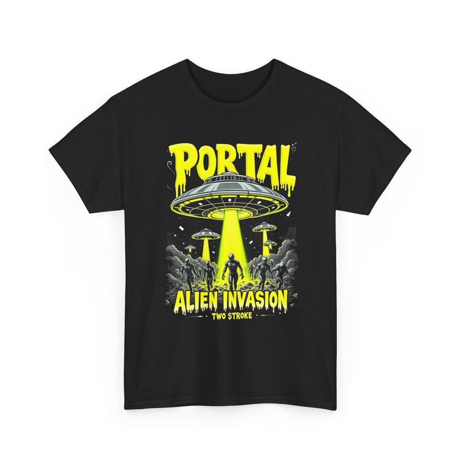 Portal Alien Invasion T-Shirt | Sci-Fi Alien Portal Graphic Tee
